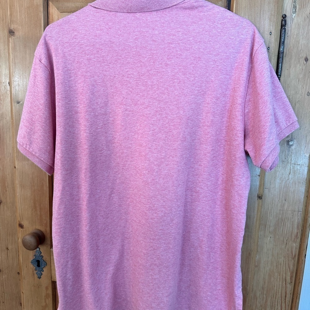 Polo Ralph Lauren Men’s Pull Over Shirt Heathered Red Size Large - Picture 12 of 12
